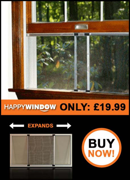 Happy Window Adjustable Fly Screen for Sash Windows